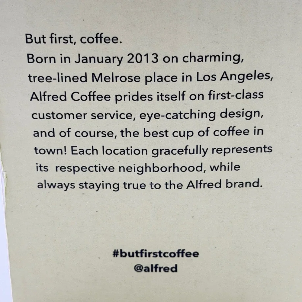 Alfred‎ Coffee French Press Coffee Maker 20 oz But First Coffee New
